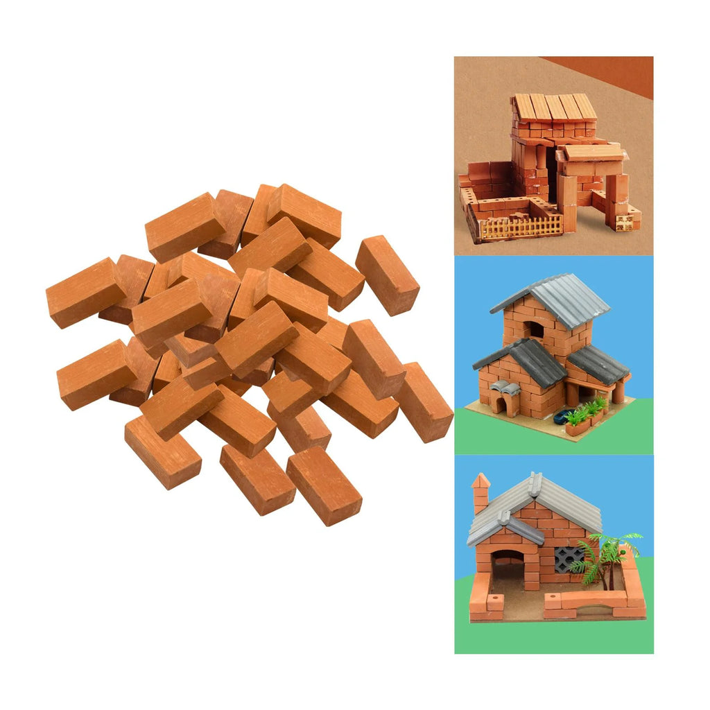 50pcs red bricks Tabletop Games J64397