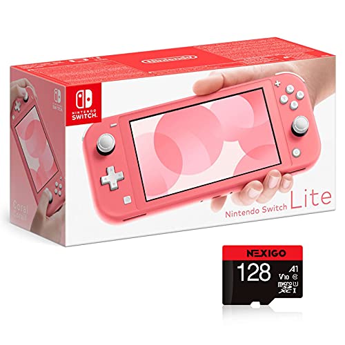 Coral 5.5" Touchscreen Display Switch Lite Console with 128GB MicroSD Card F735192