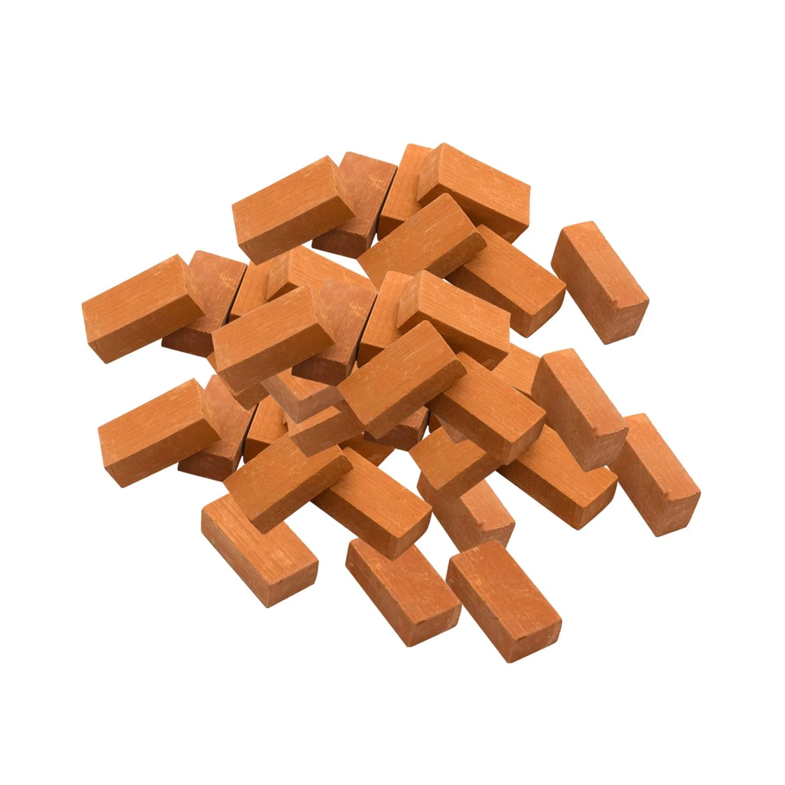 50pcs red bricks Tabletop Games J64397
