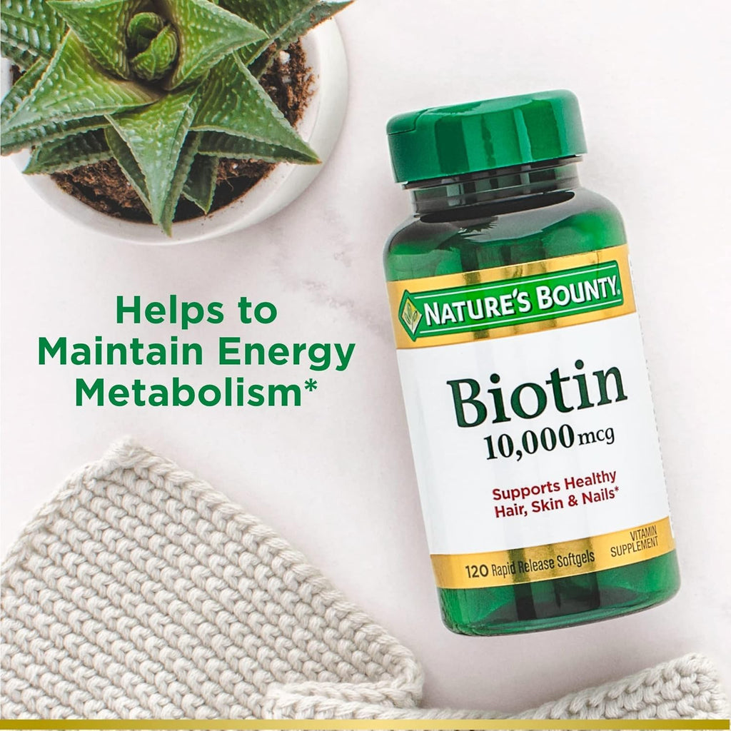 Biotin 10000 mcg Rapid Release Softgels, 120 Ct V722670