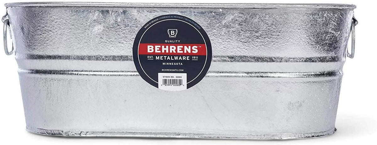 Oval Steel Tub O70249