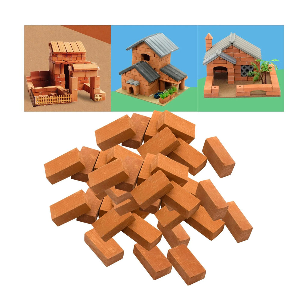 50pcs red bricks Tabletop Games J64397