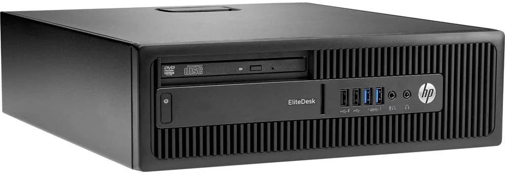 HP 800G1 Desktop SFF Computer Intel Core i5 8GB Ram 500GB HDD NVIDIA GT 1030 2GB 19" LCD Windows 10 (Refurbished) S804