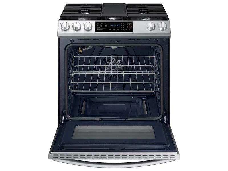 6.0 cu. ft. Smart Slide-in Gas Range with Convection in Stainless Steel V601