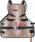 Durable Waxed Canvas Work Apron with 16 Tool Pockets H942