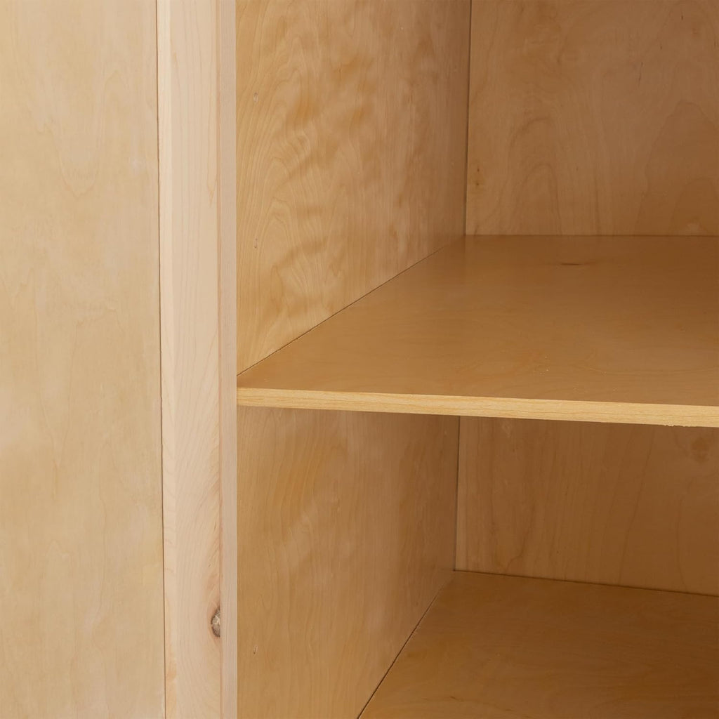 Raw Maple 24" D x 24" W x 84" H Plywood Base Kitchen Cabinet J90101