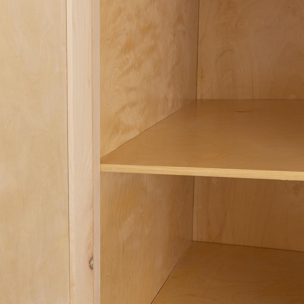 Raw Maple 24" D x 24" W x 84" H Plywood Base Kitchen Cabinet J90101