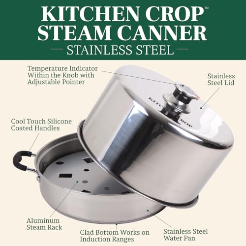 Stainless Steel Steam Canner with Temperature Indicator C66515