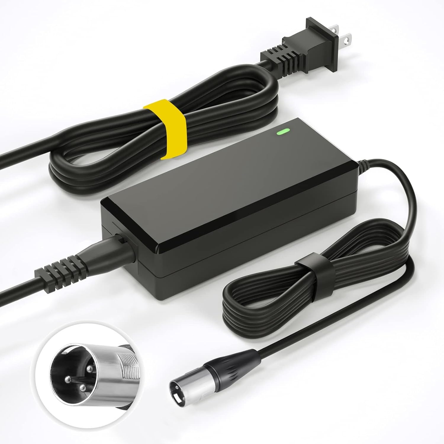 24V 2A Battery Charger with 3-Pin XLR Connector B986