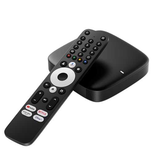Streaming Media Player with Google TV, 4K HDR, Voice Remote, Dual-Band Wi-Fi, Chromecast, HDMI, AV Output V95395