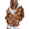 Oversized Fleece Zip Up Hoodie X9206