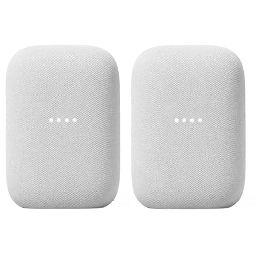 2-Pack Smart Speakers with Bluetooth and Wi-Fi I2187