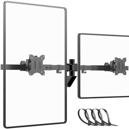 Black Dual Monitor Wall Mount, VESA 75x75/100x100mm R860