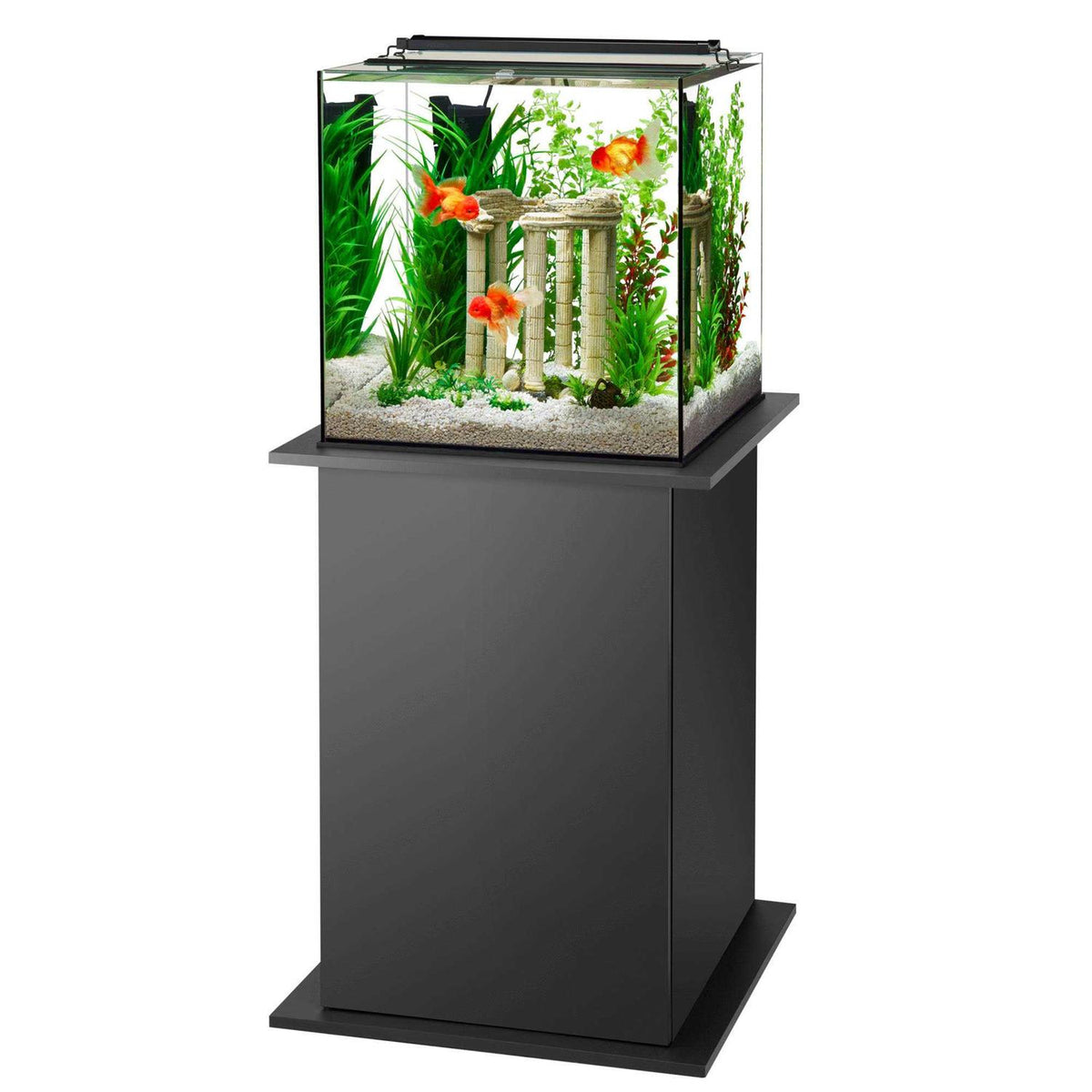 Black Pedestal Aquarium Stand Q407752