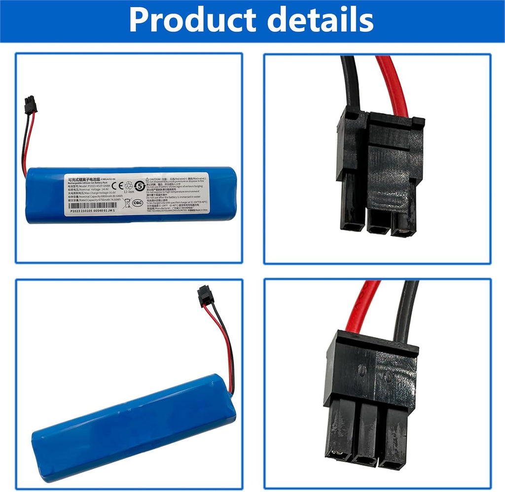 6800mAh 80.64Wh 14.4V Vacuum Battery G35727