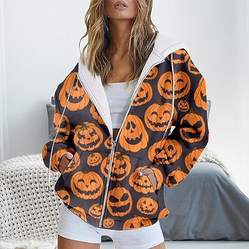 Oversized Fleece Zip Up Hoodie X9206