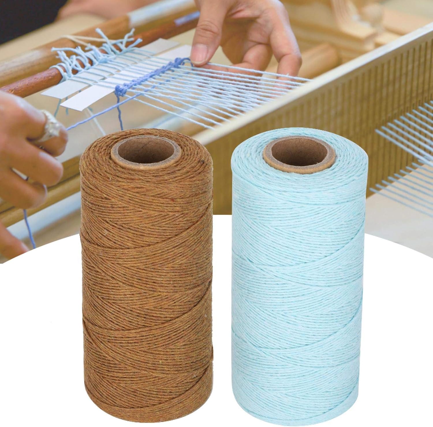 8/4 100% Cotton Weaving Warp Thread 2 Rolls 2 Colors G75837