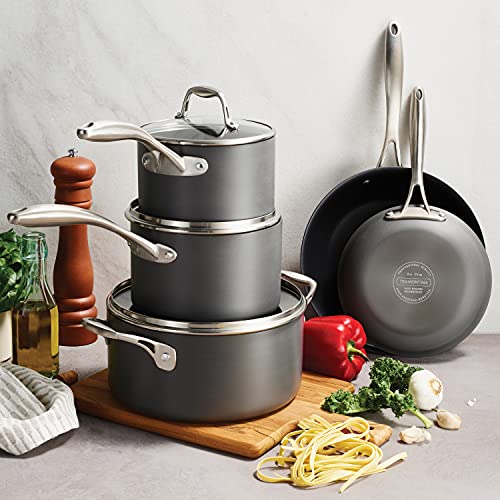 Hard Anodized 8 Qt Covered Stock Pot I52491