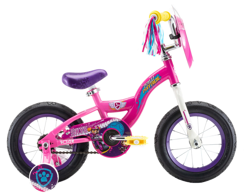 12 inch Magenta Pink Kids Bike E1459