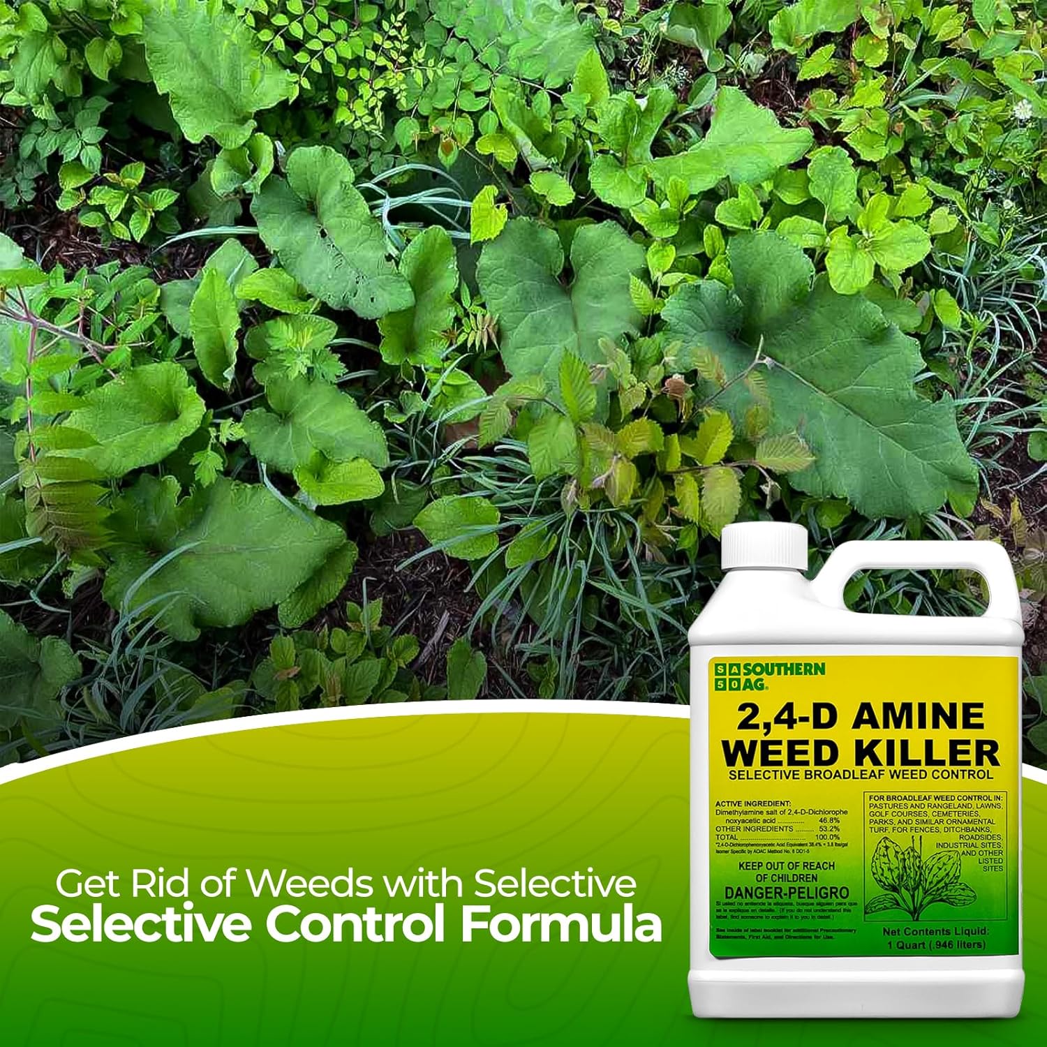 2,4-D Amine Weed Killer Concentrated Liquid O82853