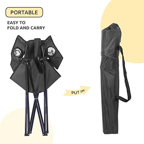 Navy Camping Chair with Cup Holder O4661