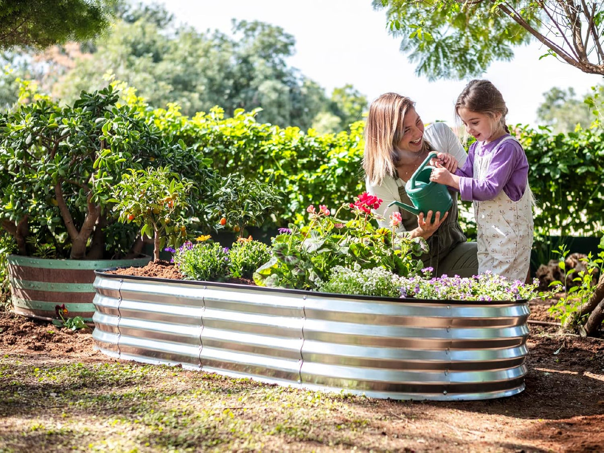 Galvanized Metal Raised Garden Bed K739540