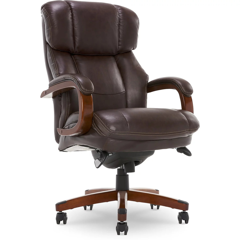 Biscuit Brown Faux Leather Ergonomic Executive Chair A684127