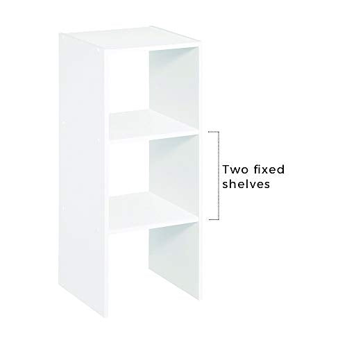 White Stackable 31-inch Vertical Organizer & White Stackable 24-Inch Wide Horizontal Organizer P8255