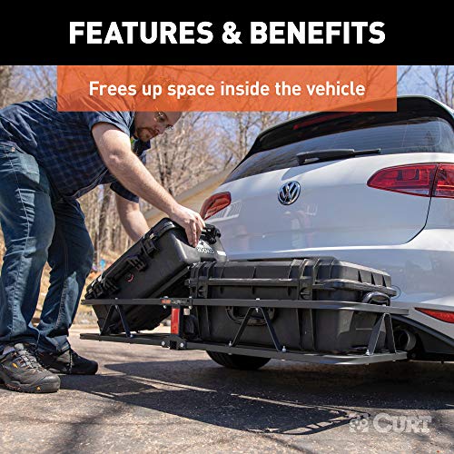 48 x 20-Inch Black Steel Cargo Carrier A814533