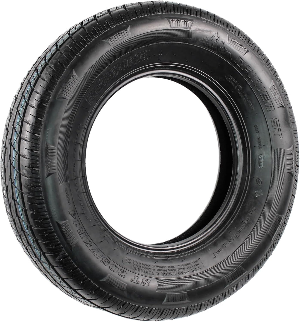 ST205/75R14 Steel Belted Radial Trailer Tire Load Range C 1760# 205/75 R 14 B12661