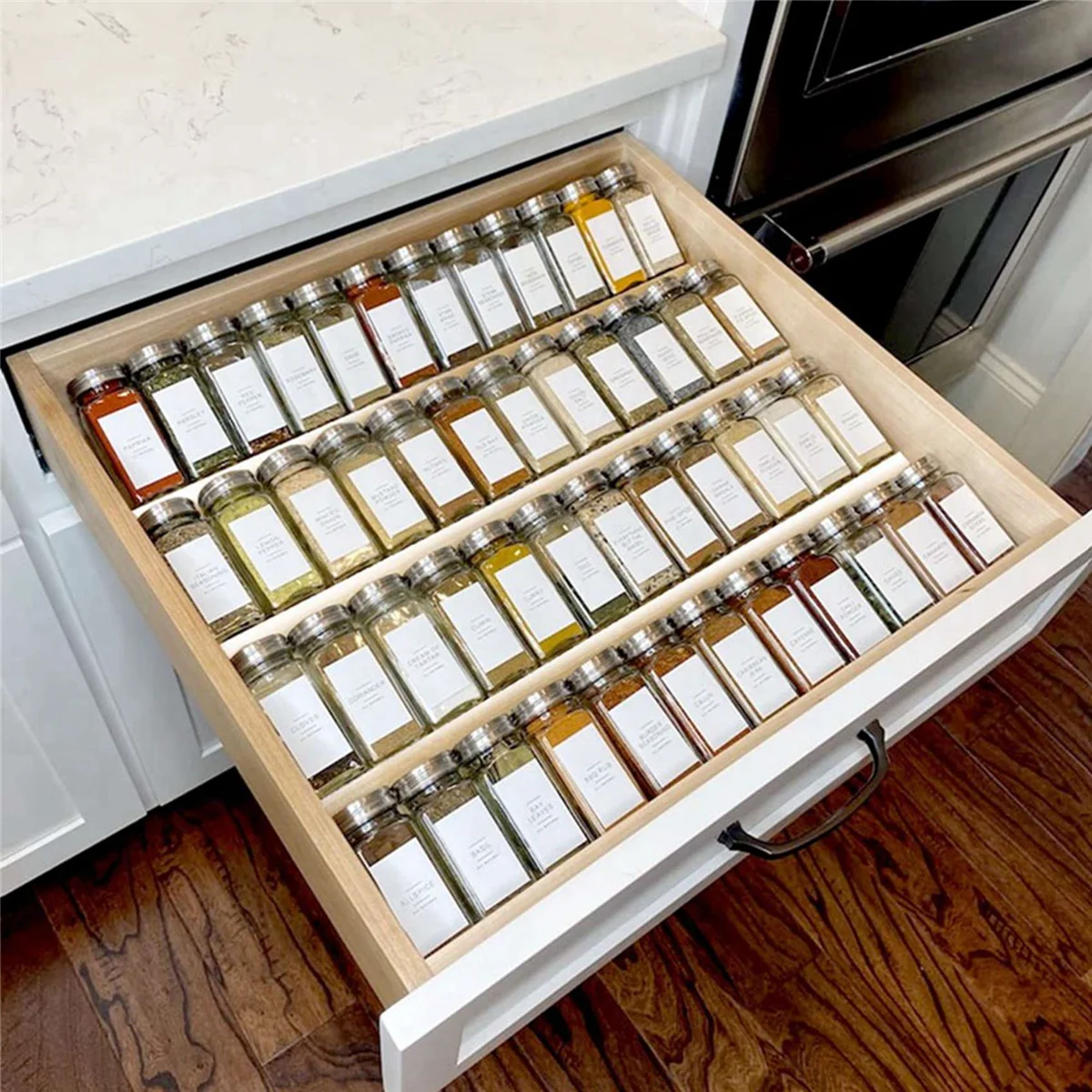 Clear Acrylic Spice Drawer Organizer S9558