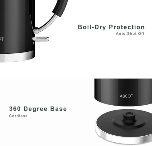 Stainless Steel 1.5L 1500W Electric Kettle G190