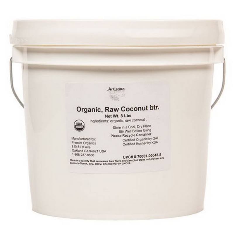 Organic Raw Coconut Butter, 8 Pound N1712