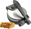 8 Inch Stainless Steel Non-Stick Electric Tortilla Maker V86966