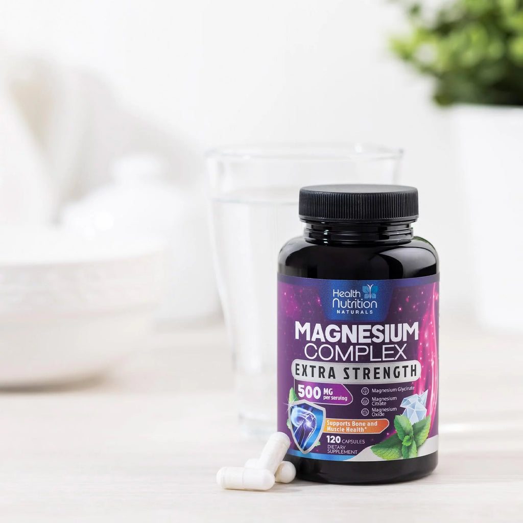 Magnesium Complex 500mg Chelated Magnesium Capsules, 120 Capsules S434859