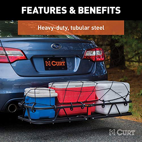 48 x 20-Inch Black Steel Cargo Carrier A814533