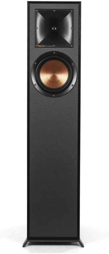 Black Floorstanding Speakers, Pair Y2049