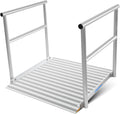 Aluminum Wheelchair Ramp with Handrails, 600 Lbs Capacity, Non-Slip U3504