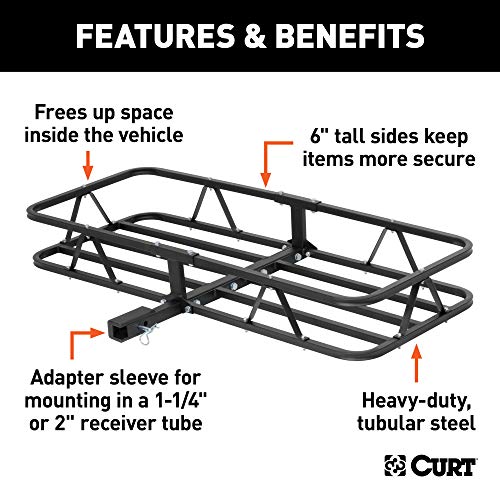 48 x 20-Inch Black Steel Cargo Carrier A814533
