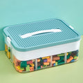 Plastic Stackable Toy Storage Case with Lid V859252