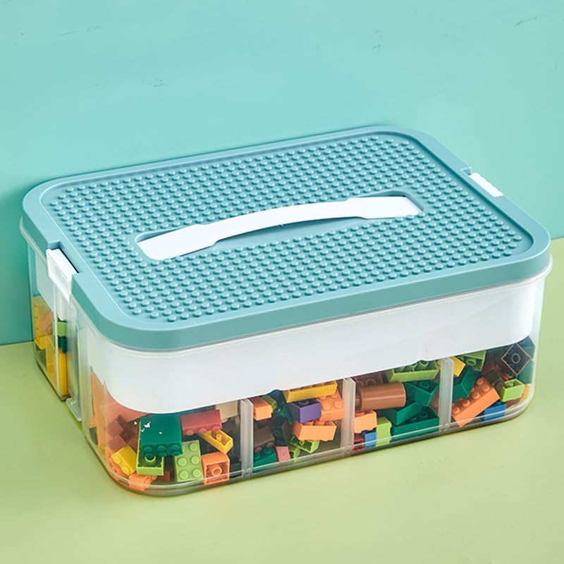 Plastic Stackable Toy Storage Case with Lid V859252