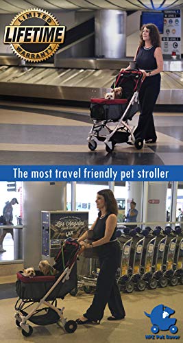 Taupe Light-Weight Pet Stroller with Aluminum Frame R56478