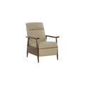 Cream Push Thru The Arms Recliner A48464