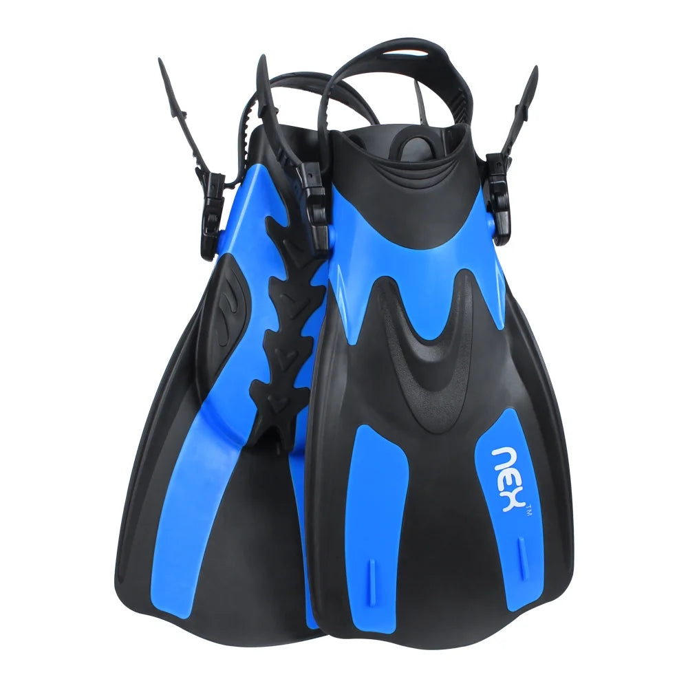 Adjustable Swim Fins Blue G1609