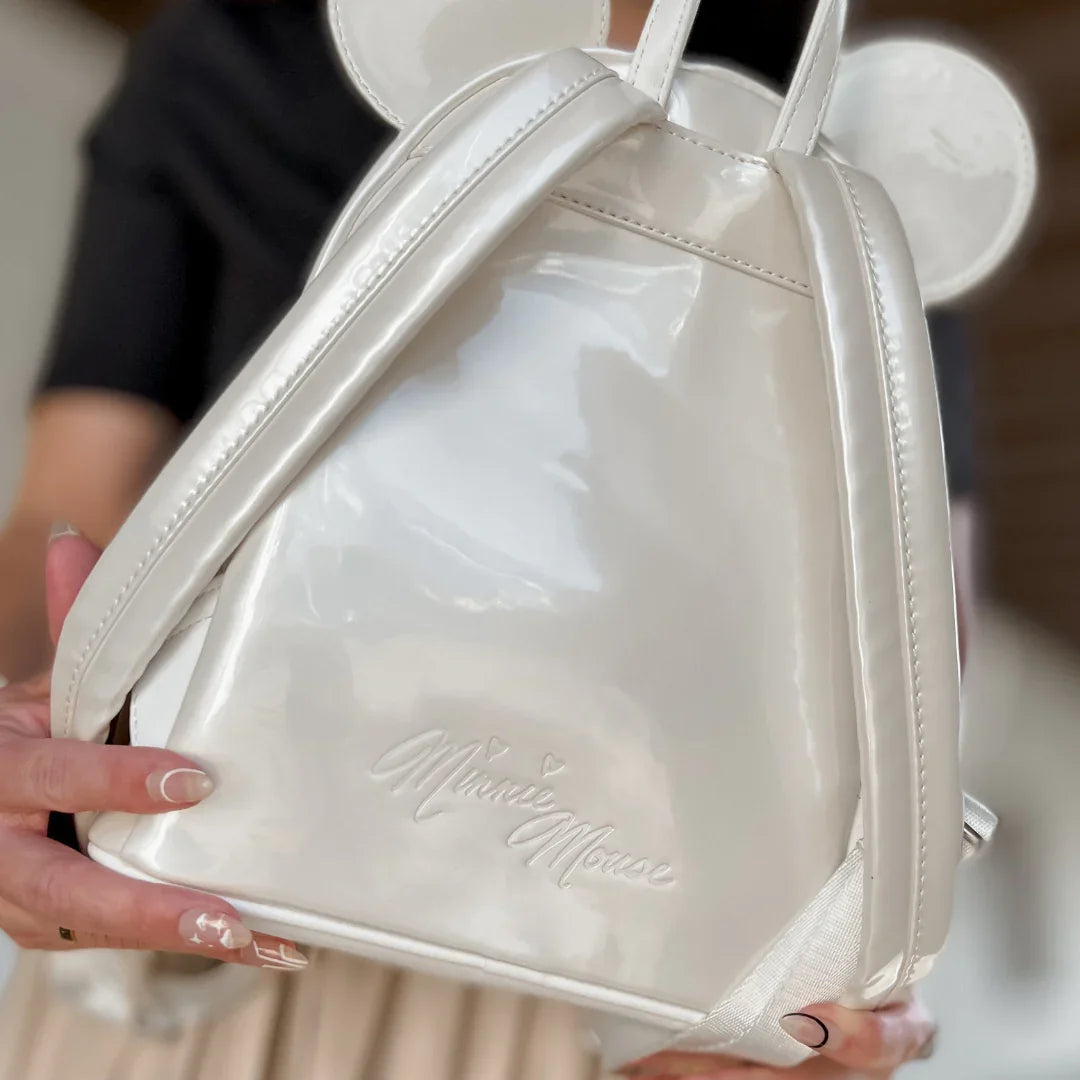 Minnie Mouse Wedding Pearl Iridescent Mini Backpack X896999