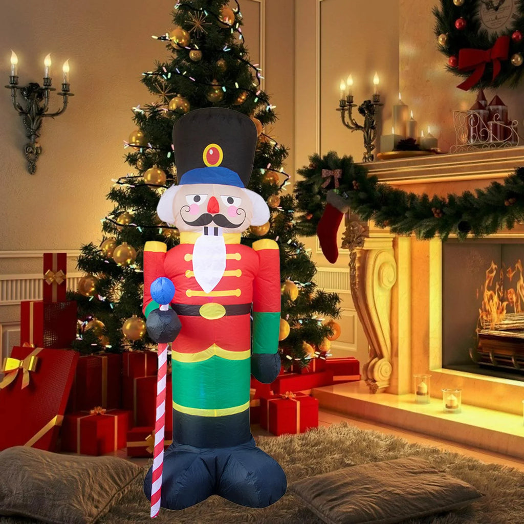 8 Foot Inflatable Nutcracker Christmas Decoration O261226