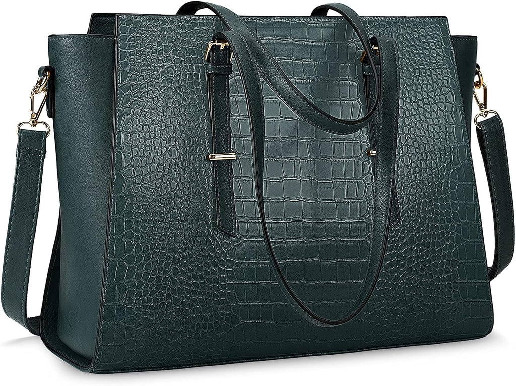 Brown Leather 15.6 Inch Laptop Tote Bag M983592