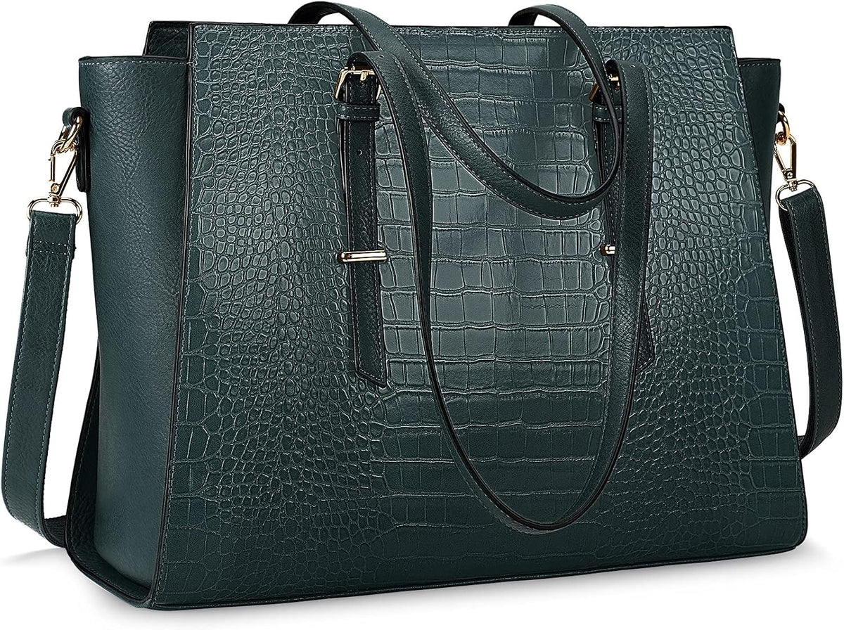 Brown Leather 15.6 Inch Laptop Tote Bag M983592