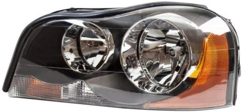 Headlight Assembly for Volvo XC90 2003-2013 Passenger Side Halogen with Bulbs O5553