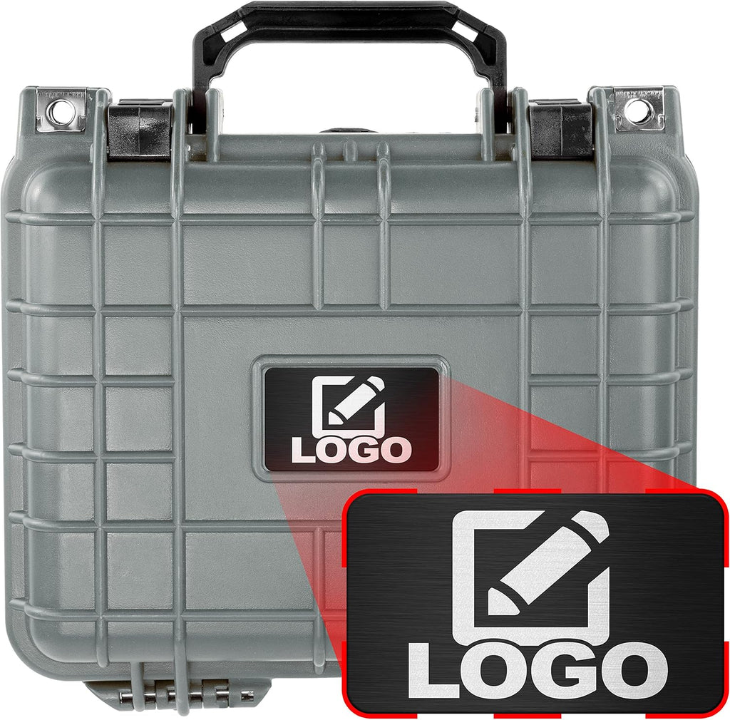 Gray Hard Camera Case with Foam L316363